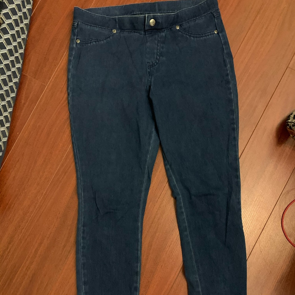 Hue Leggings Jeans Jeggings With Cris Cross Tie Ankles